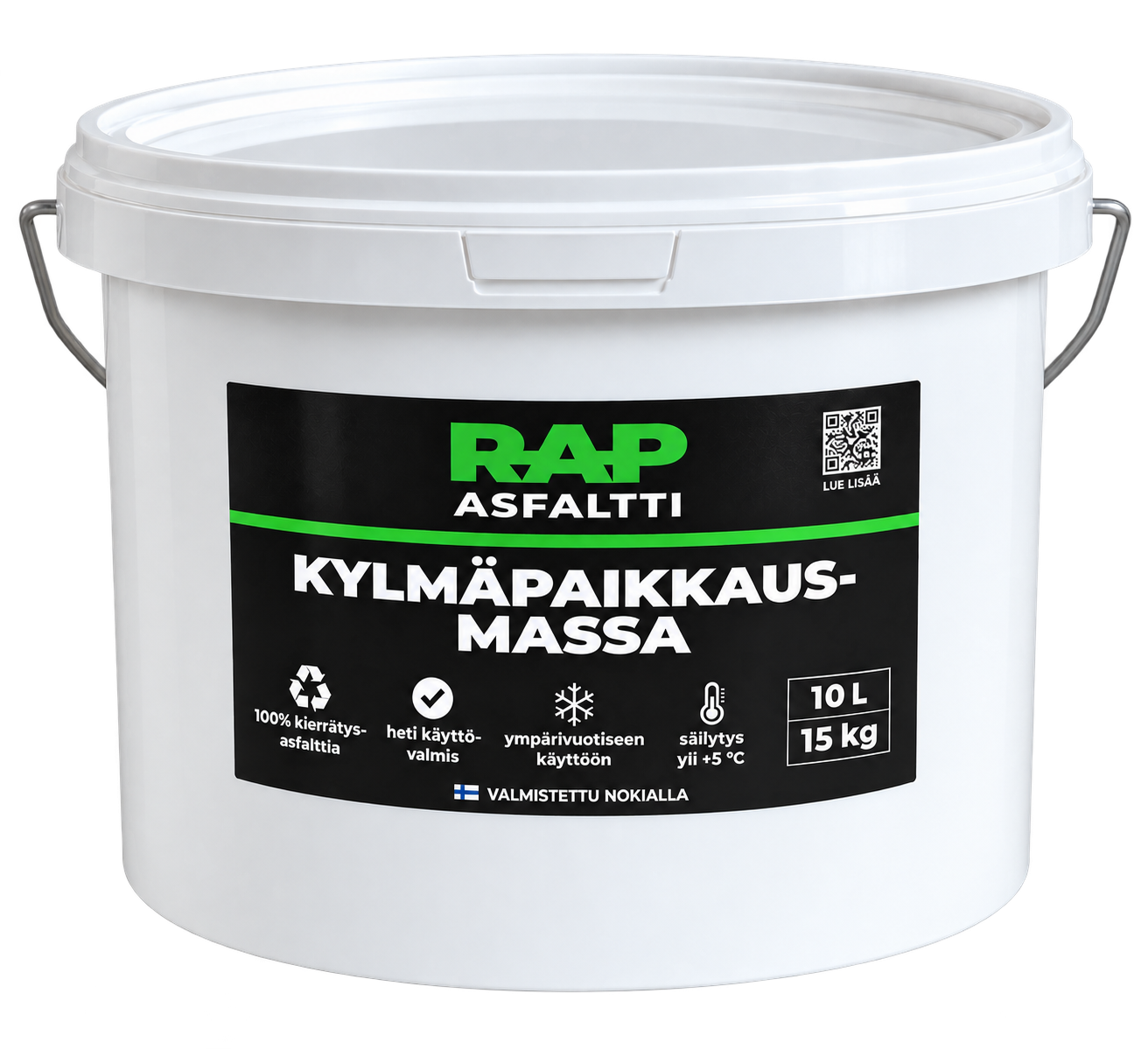 PAB 08 RC -paikkausmassa 10 L / 15 kg ämpäri